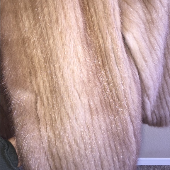 100% authentic light color mink coat unisex - Picture 2 of 9
